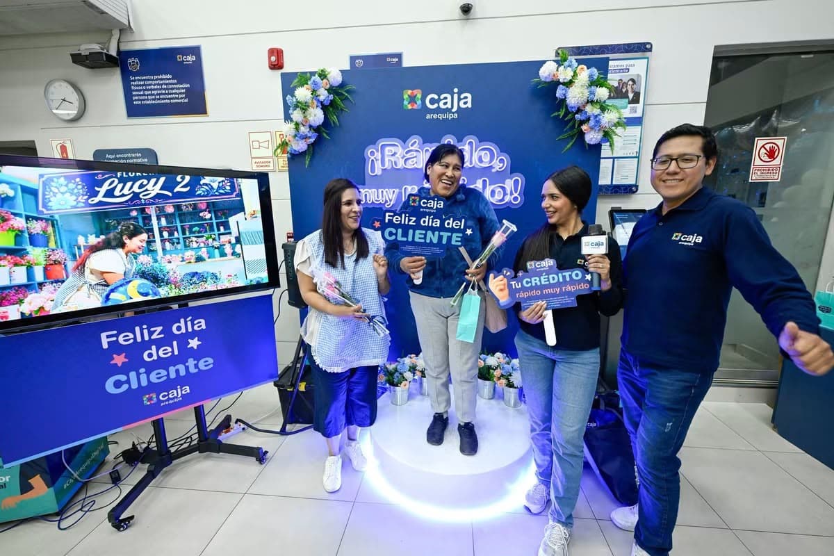 Caja Arequipa celebró el Día del Cliente con sus usuarios