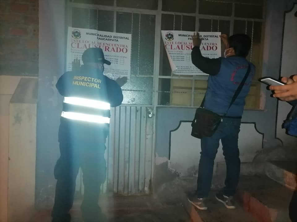 Intervienen local en Paucarpata donde se realizaban “Fiestas Chicha”