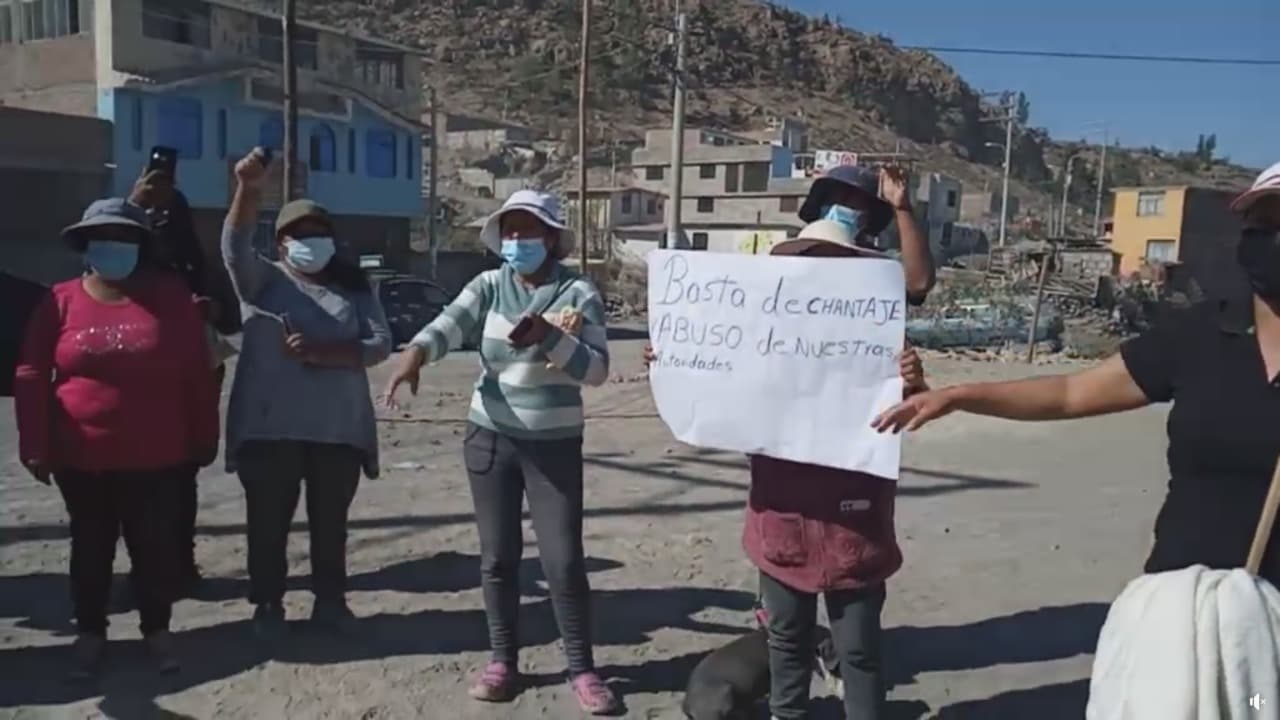 Protestas por terreno en Alto Selva Alegre