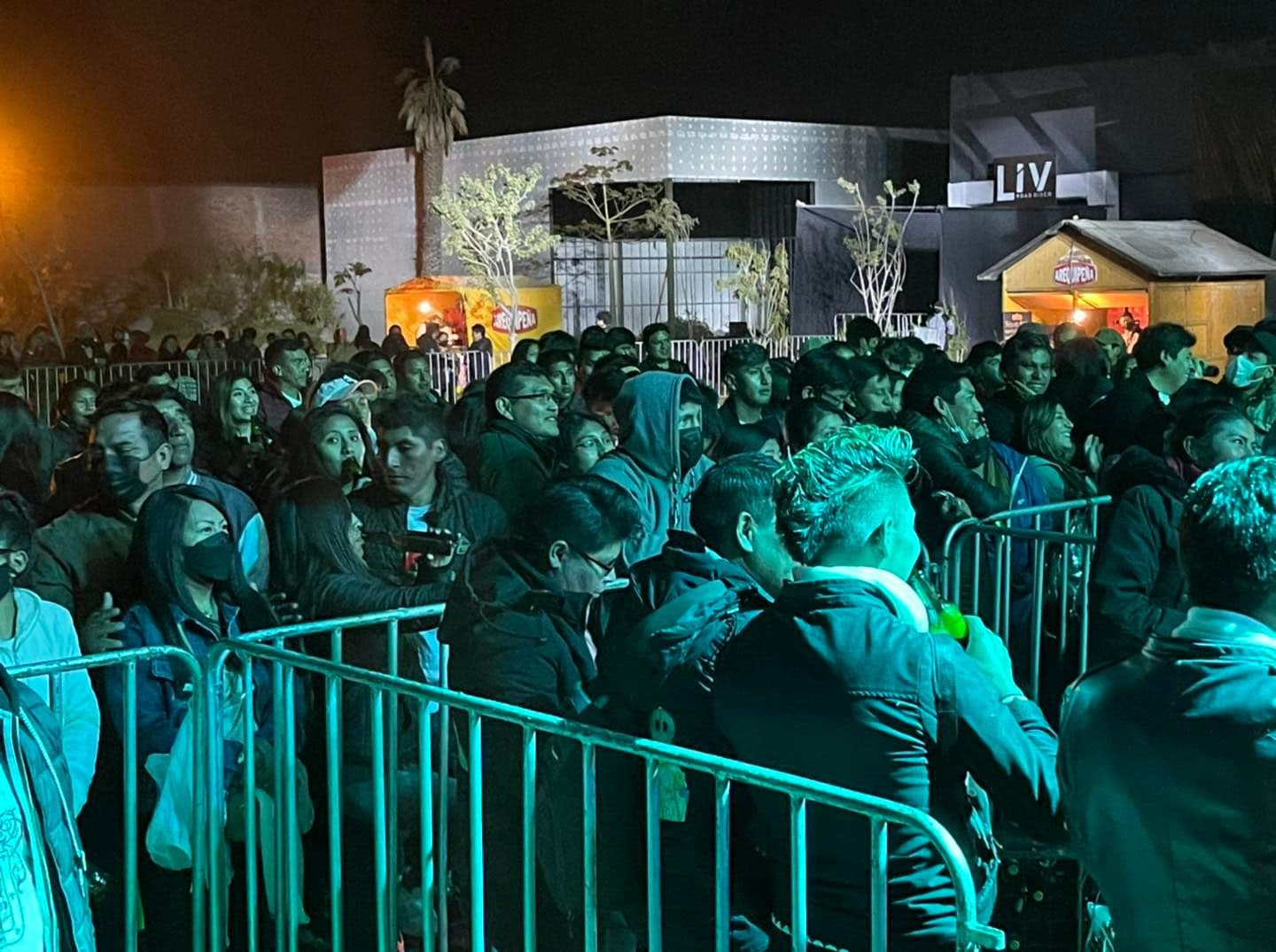 Problemas en concierto de Cerro Colorado