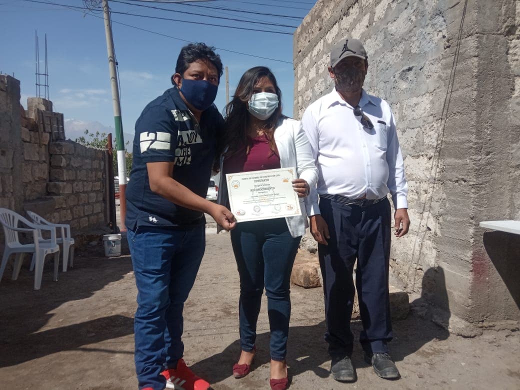 Construcción Civil reconoce a regidor provincial Batallanos