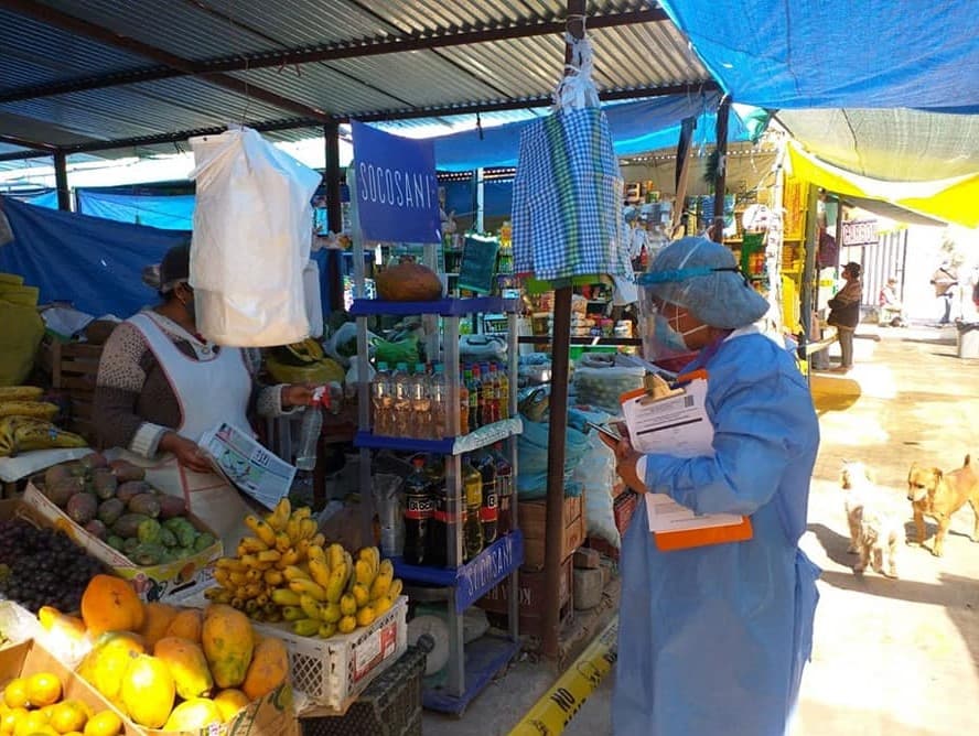 Arequipa: Geresa instruye a vendedores de mercados sobre protocolos