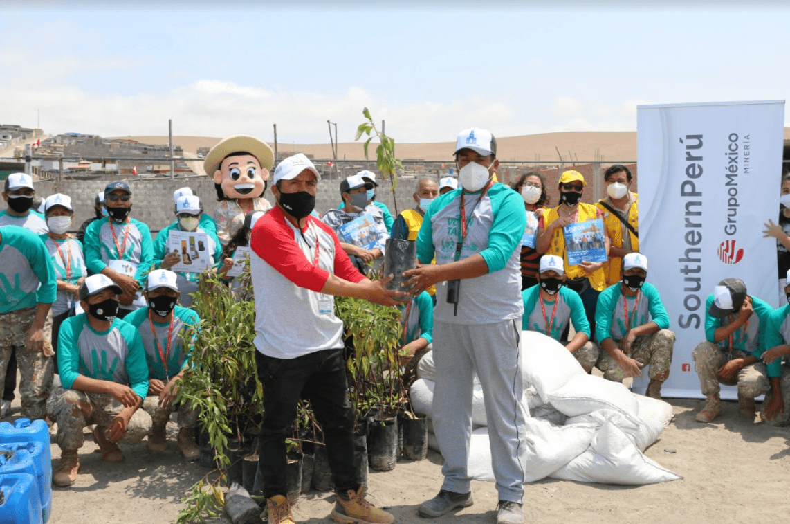 Población y Tía María en campaña de arborización