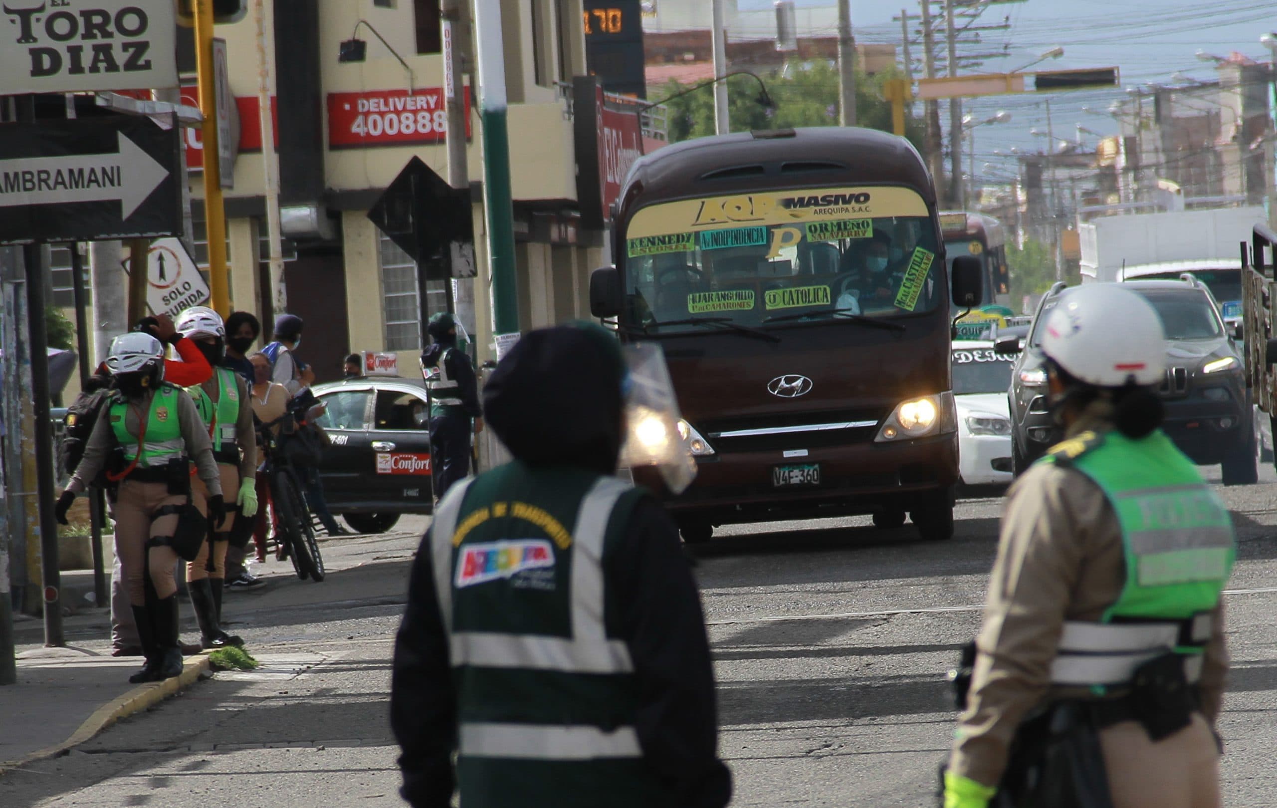 Arequipa: intensificarán operativos a los vehículos de transporte público
