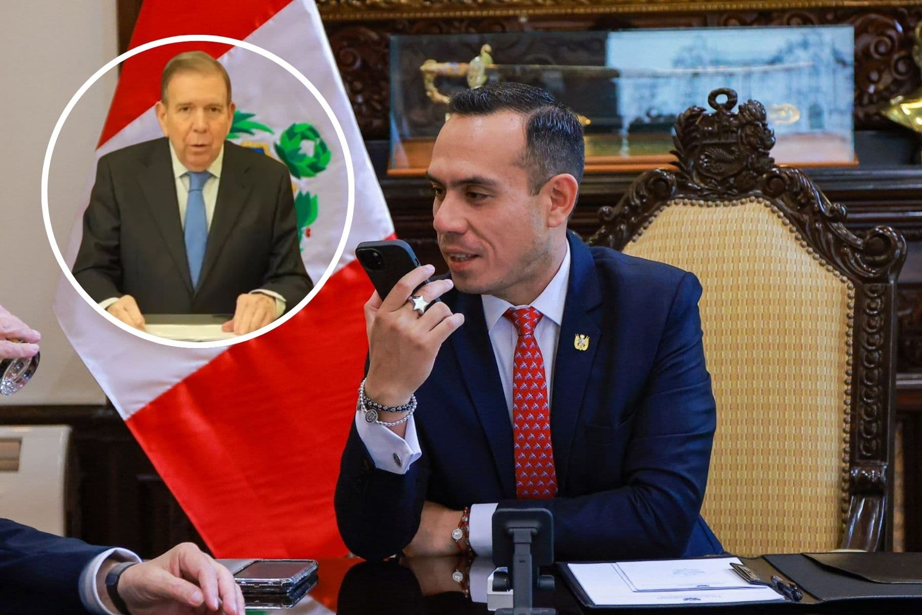 Jerí respalda a González para liderar en Venezuela