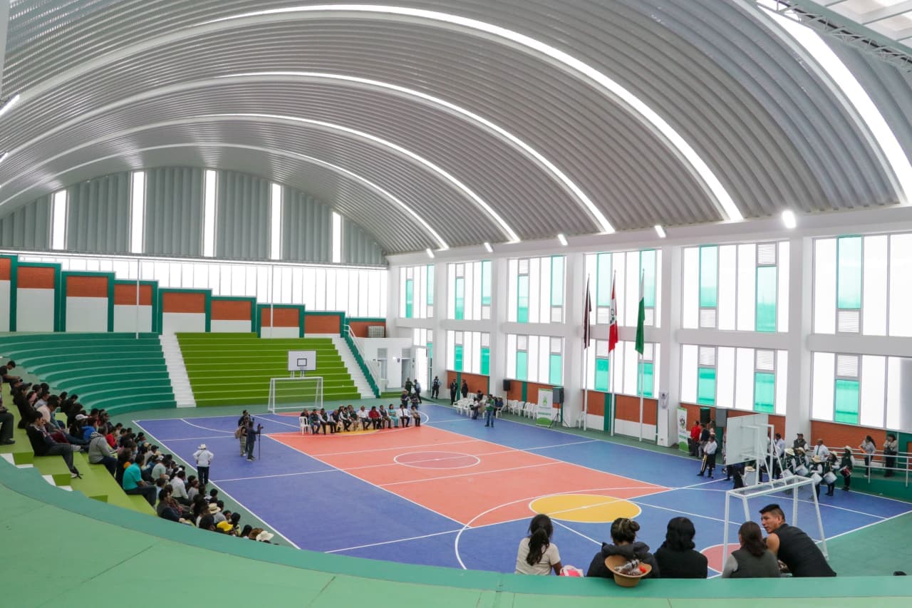 Obras en Complejo Multideportivo de Paucarpata concluyen con éxito