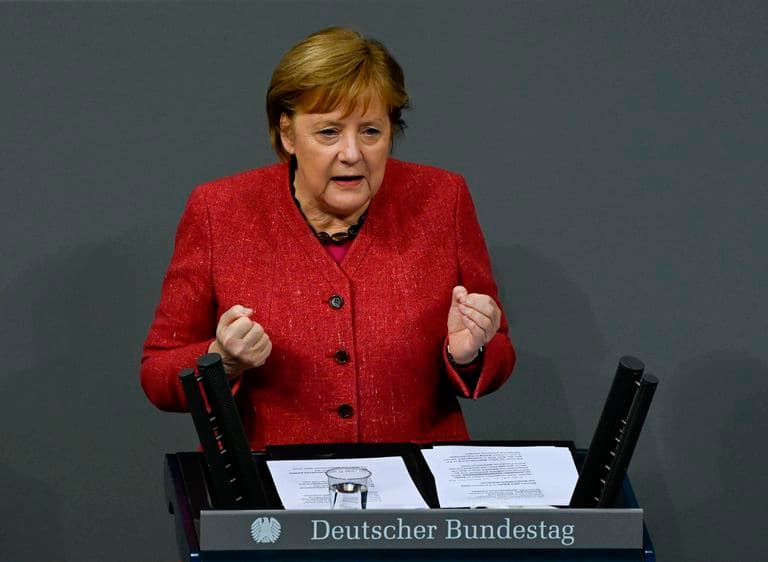 Merkel pide prudencia en Navidad ante pandemia