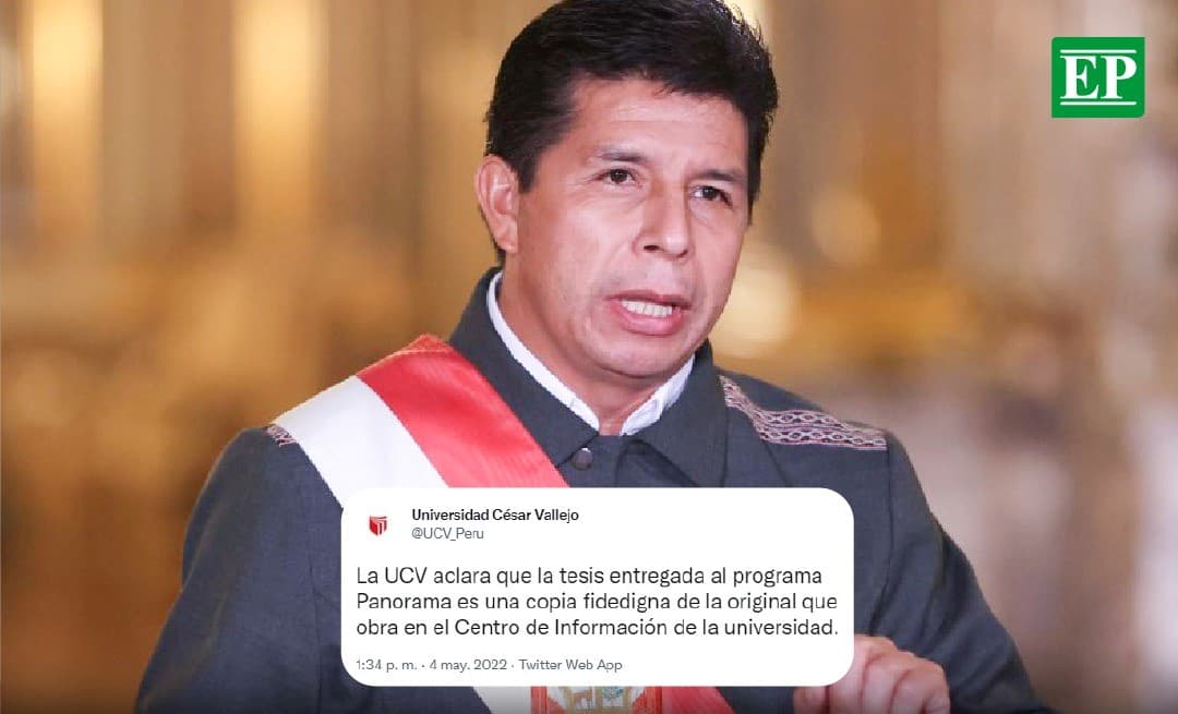 UCV aclara que la tesis entregada es una copia fidedigna de la original