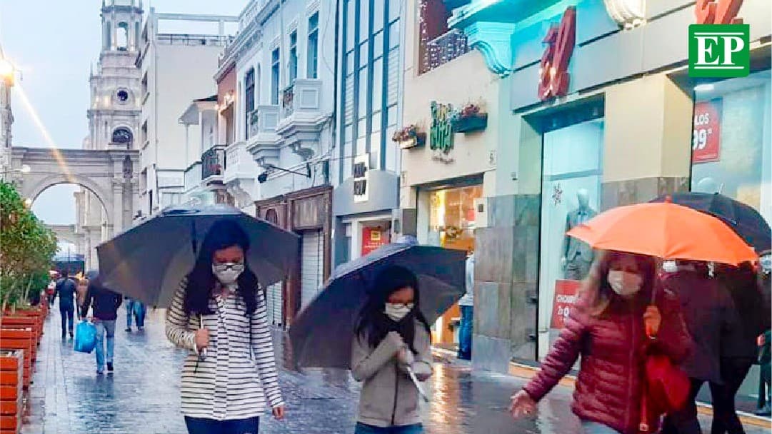 Lluvias en Arequipa serán intensas hasta marzo, advirtió el Senamhi