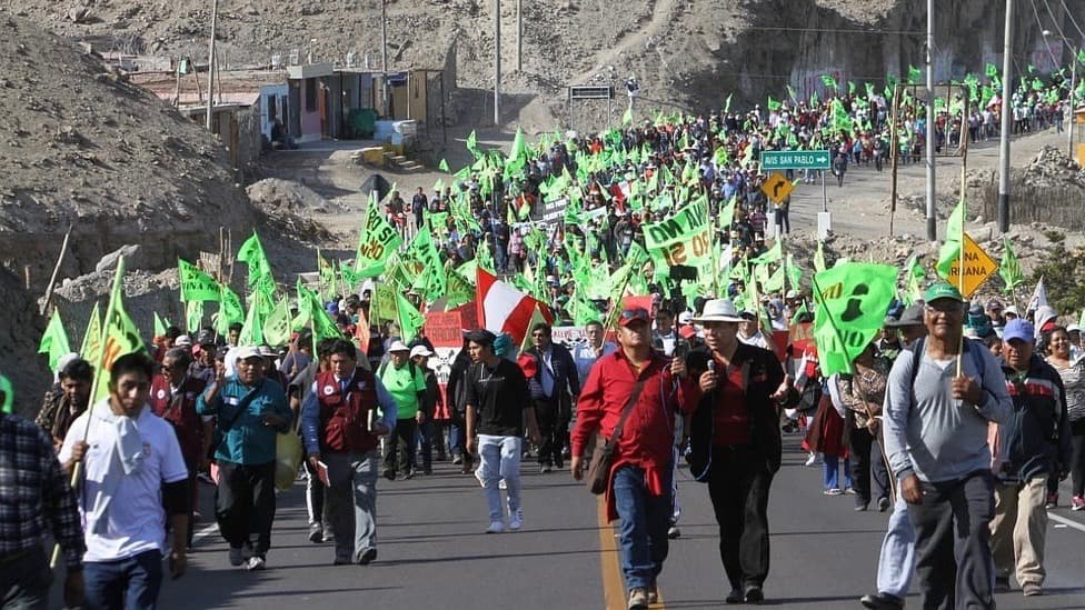 Anuncian marchas en Islay contra el proyecto Tía María