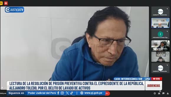 PJ dicta 30 meses de prisión preventiva contra Alejandro Toledo