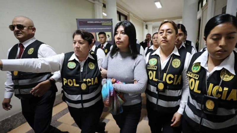 PJ evaluó cese de prisión preventiva contra Betssy Chávez