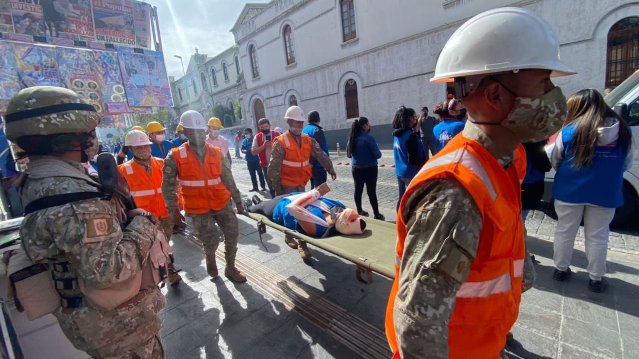 Hoy cerrarán calles de Arequipa por el simulacro multipeligro