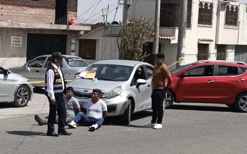 Capturan a banda delincuencial con armas en Paucarpata
