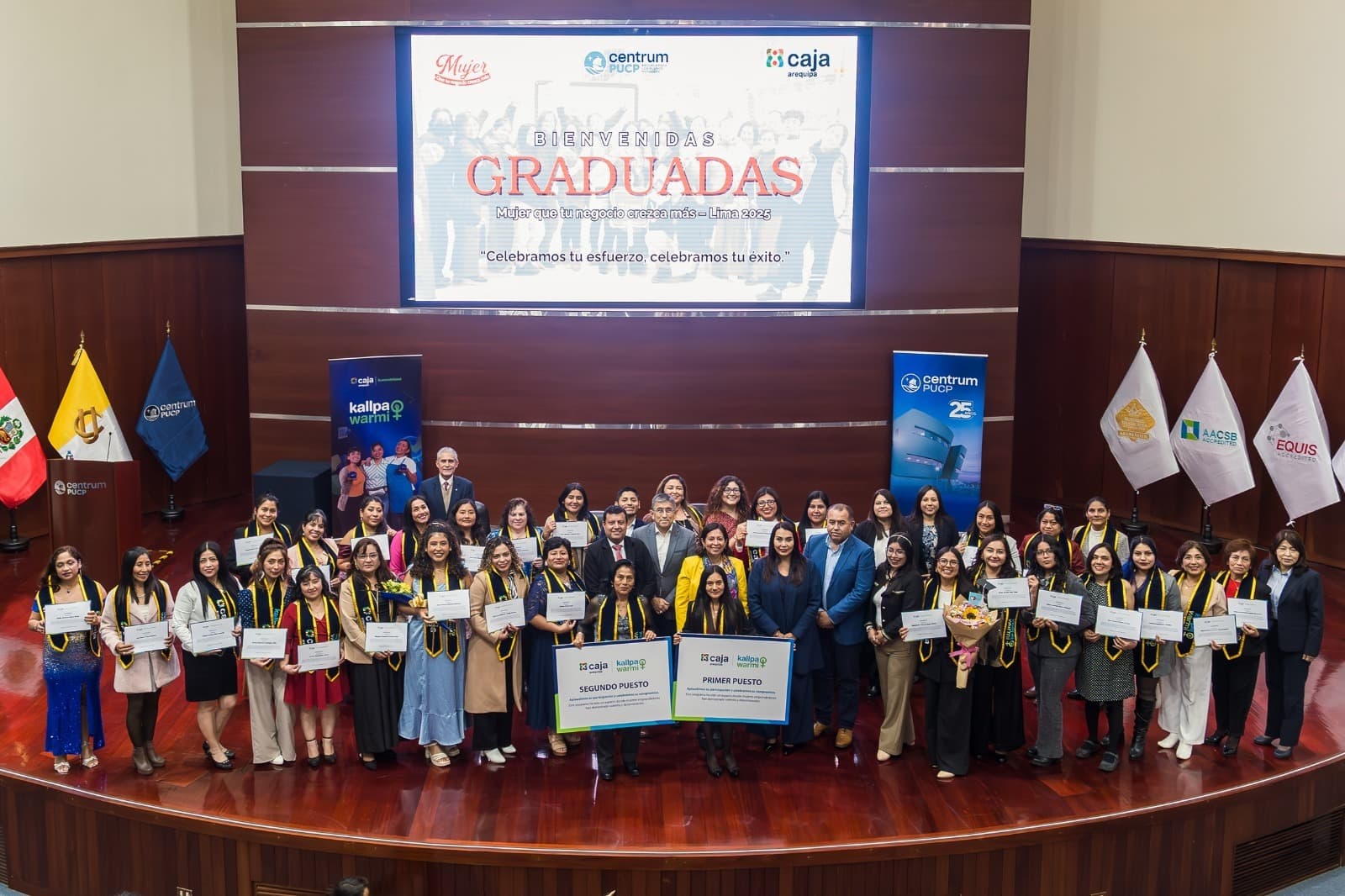 Caja Arequipa clausura primera edición de Kallpa Warmi en Lima