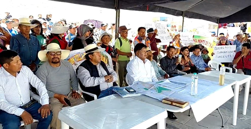 Pobladores de Yura exigen se les incluya en el nuevo PDM