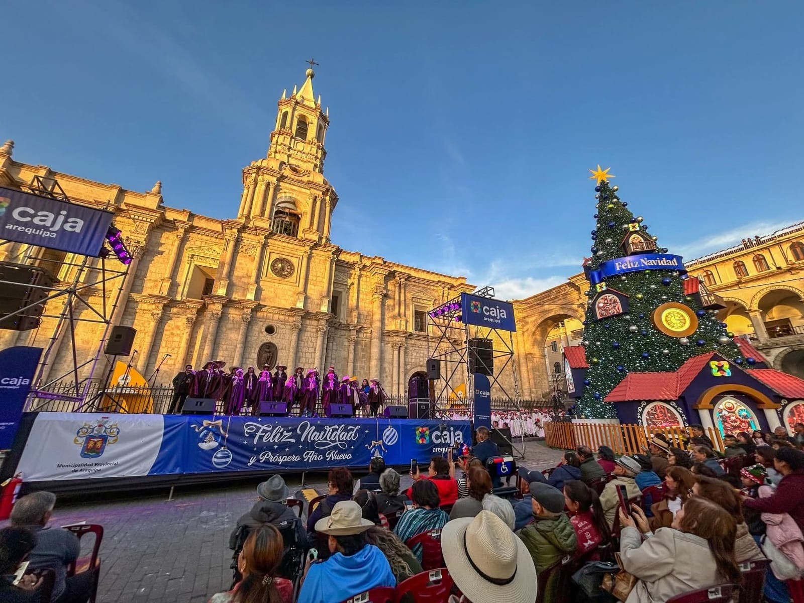 Caja Arequipa impulsa actividades navideñas en la ciudad