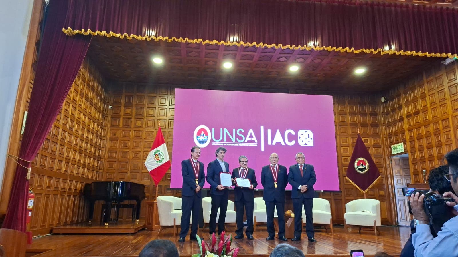 UNSA obtiene acreditación internacional por 7 años de la IAC-CINDA