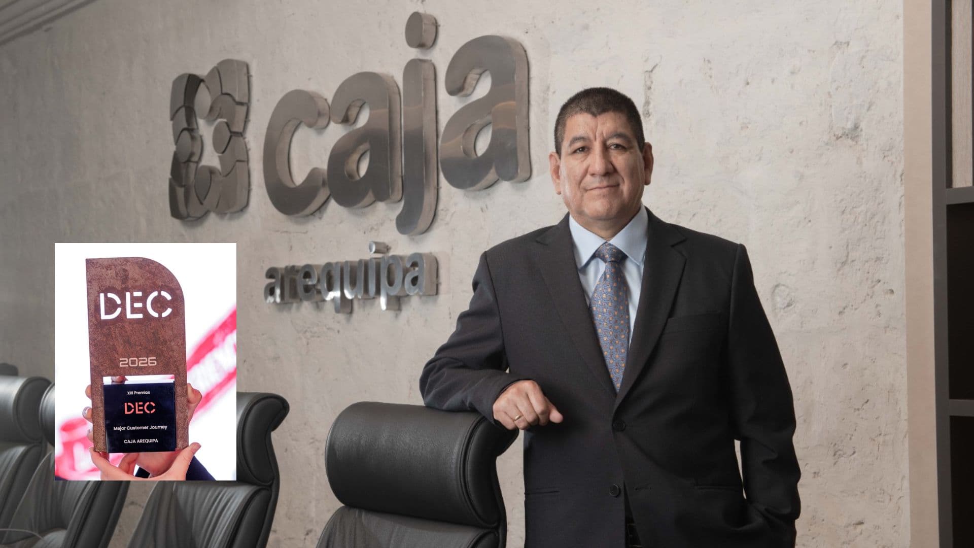Caja Arequipa recibe premio importante en España por experiencia al cliente