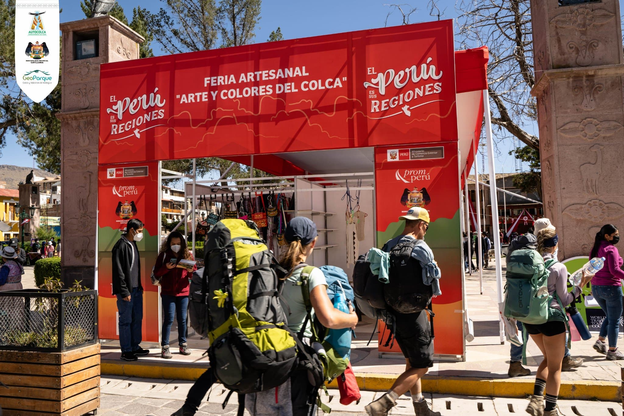 Miles de visitantes en el Valle del Colca durante el feriado