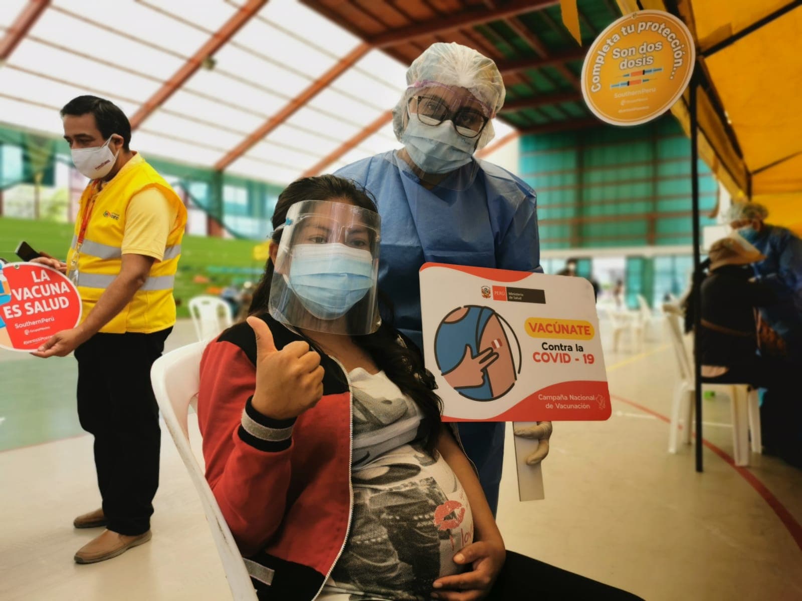 Realizan jornada nacional de vacunación a gestantes