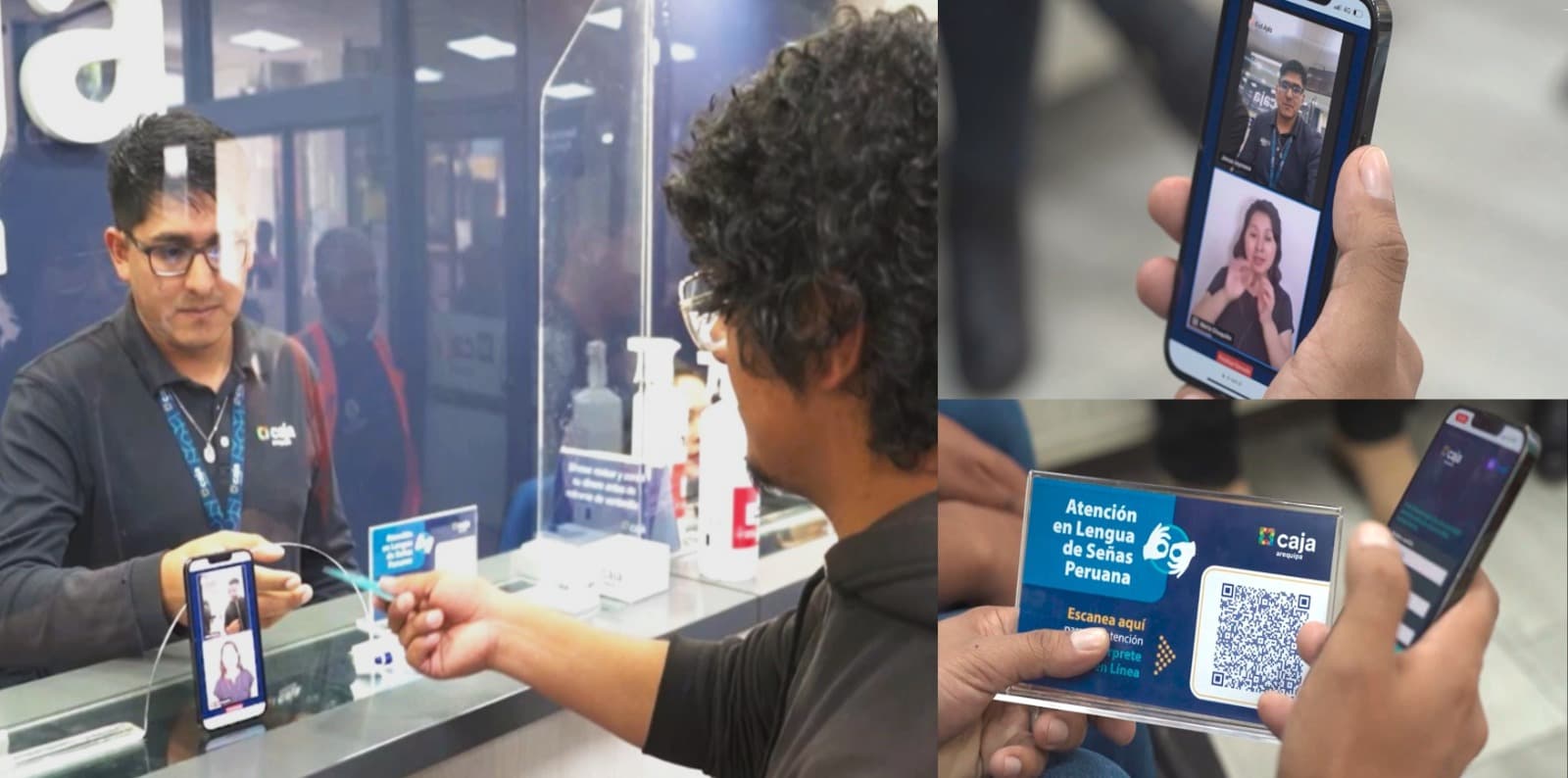 Caja Arequipa implementa atención para personas con discapacidad auditiva