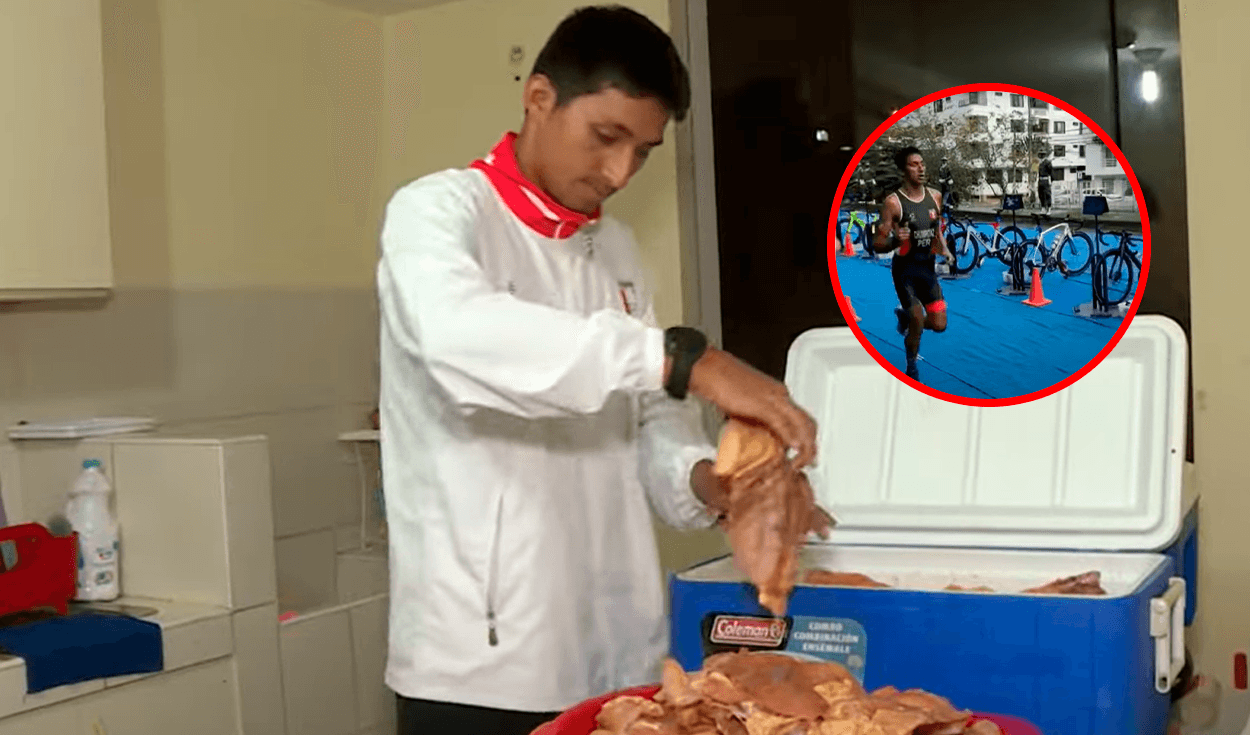 Peruano mundialista vende polladas para costear su viaje