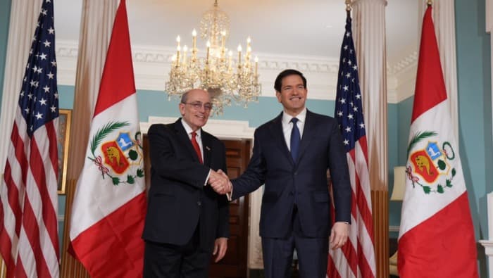Canciller Hugo de Zela anuncia que Marco Rubio visitará el Perú