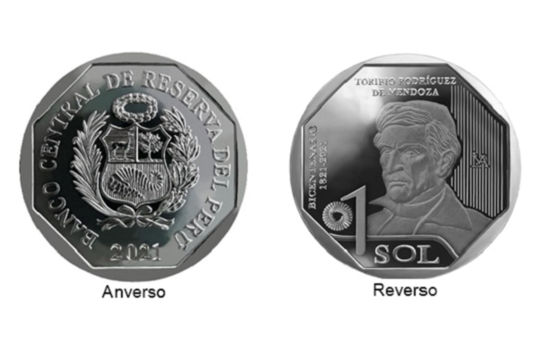 BCR emite moneda de S/ 1 con imagen de Toribio Rodríguez de Mendoza