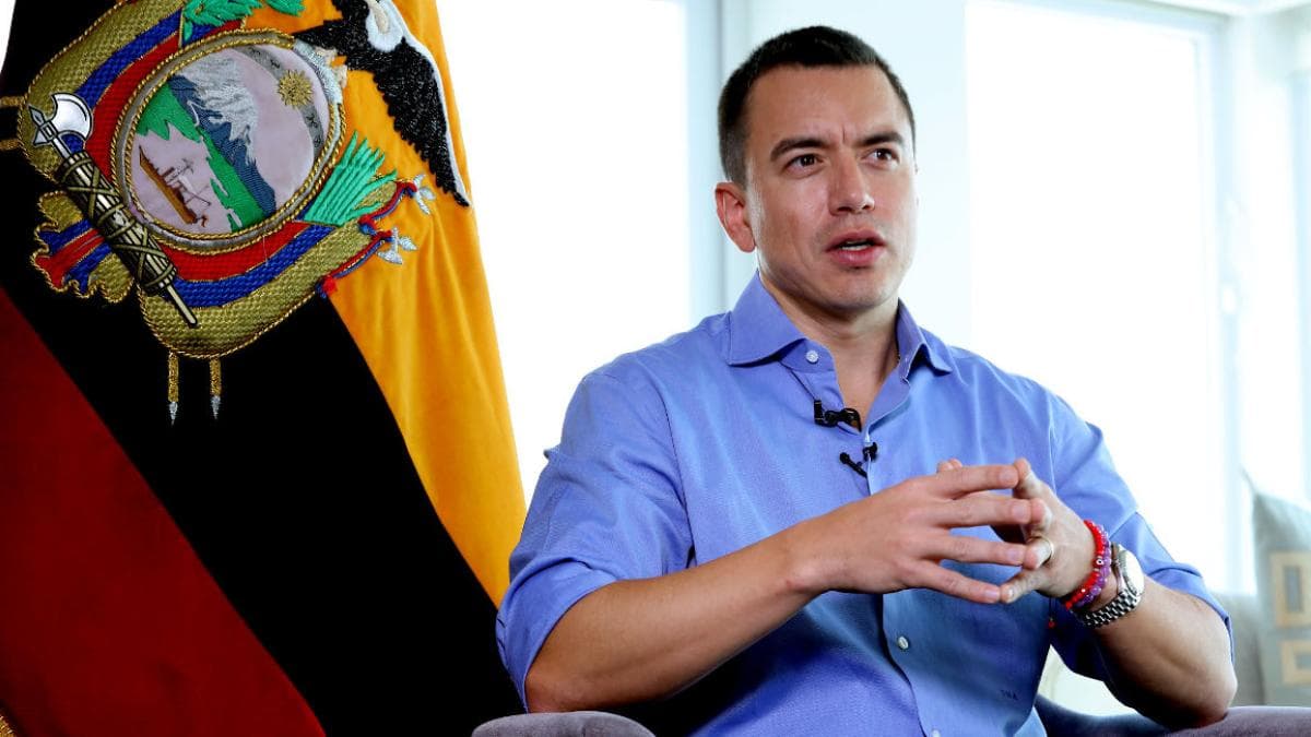Daniel Noboa deja la Presidencia de Ecuador por campaña electoral