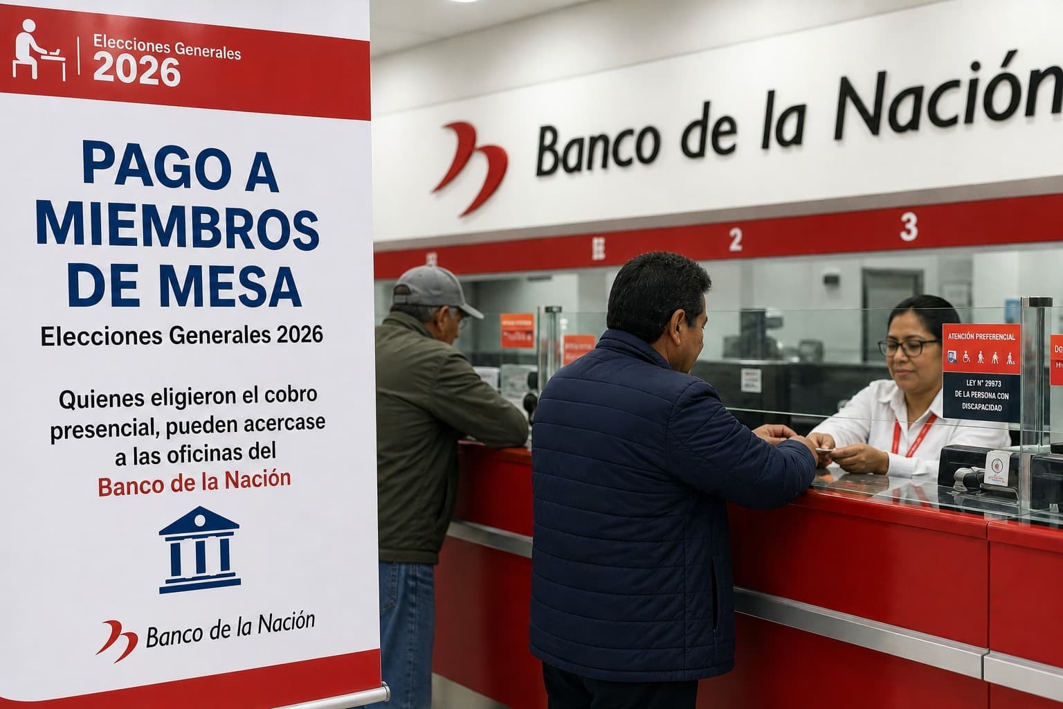 Conoce hasta cuándo cobrar los S/165 por haber sido miembro de mesa