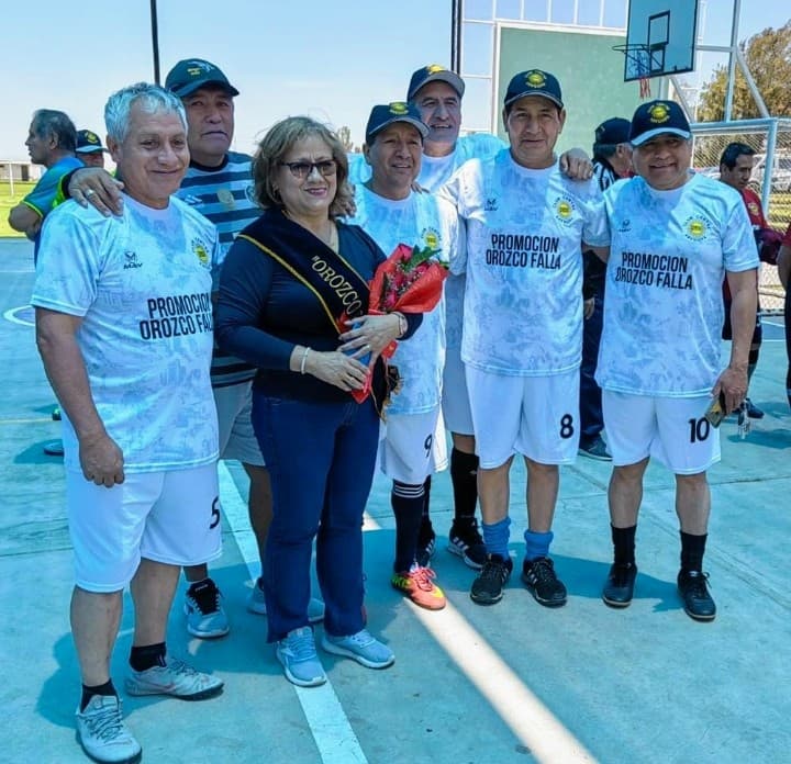 Ex integrantes de la FAP en torneo de fulbito