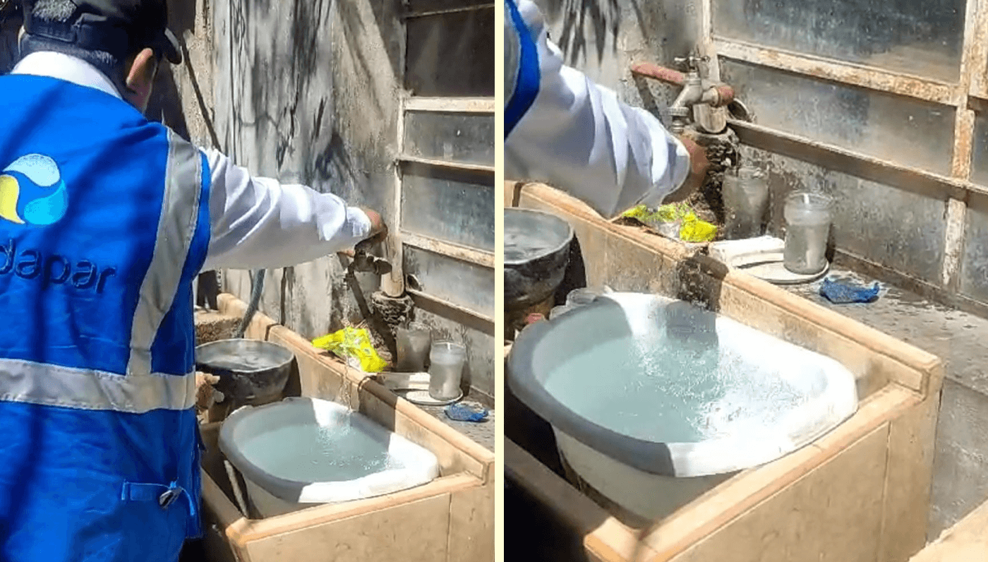 SEDAPAR mejoró el servicio de agua potable a los usuarios de la avenida Garcilazo de la Vega