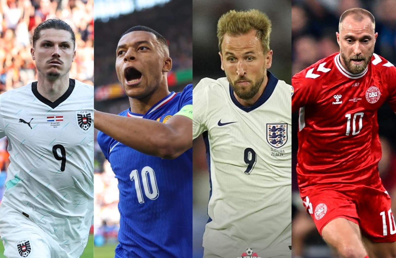Austria, Francia, Inglaterra y Dinamarca avanzan en la Eurocopa