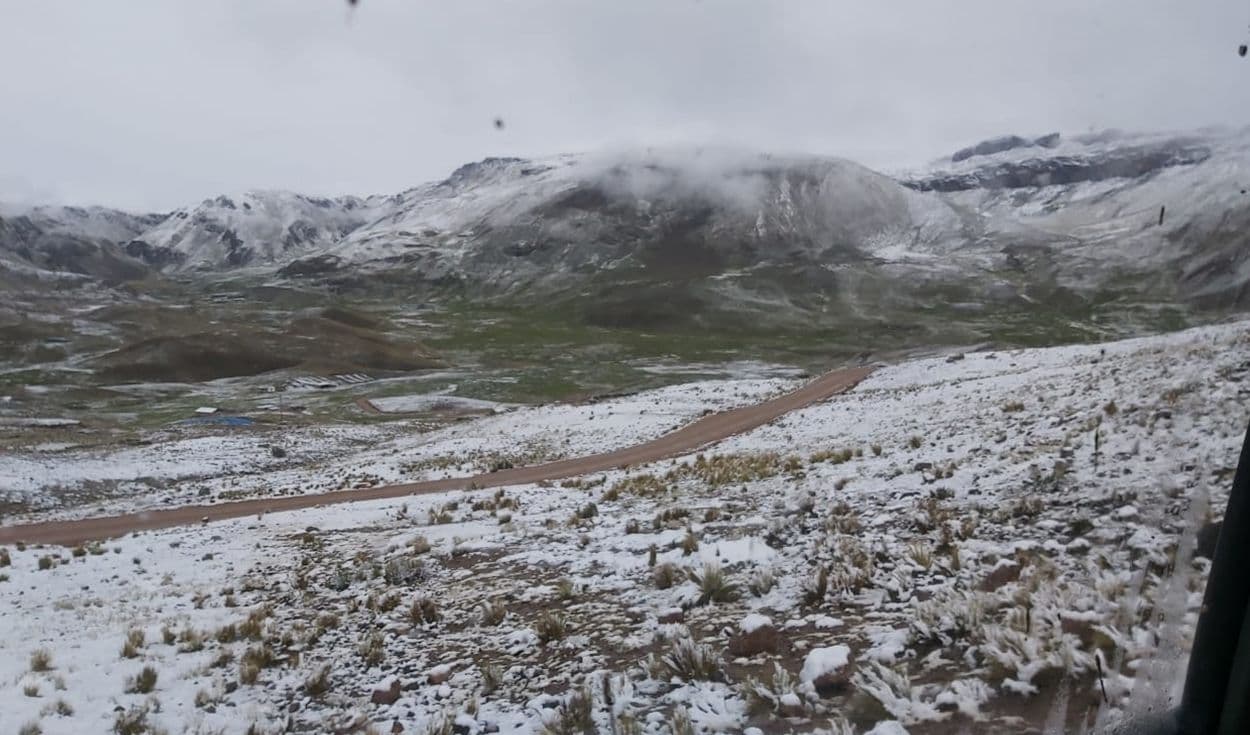 Se avizoran nevadas en zonas altas de Arequipa