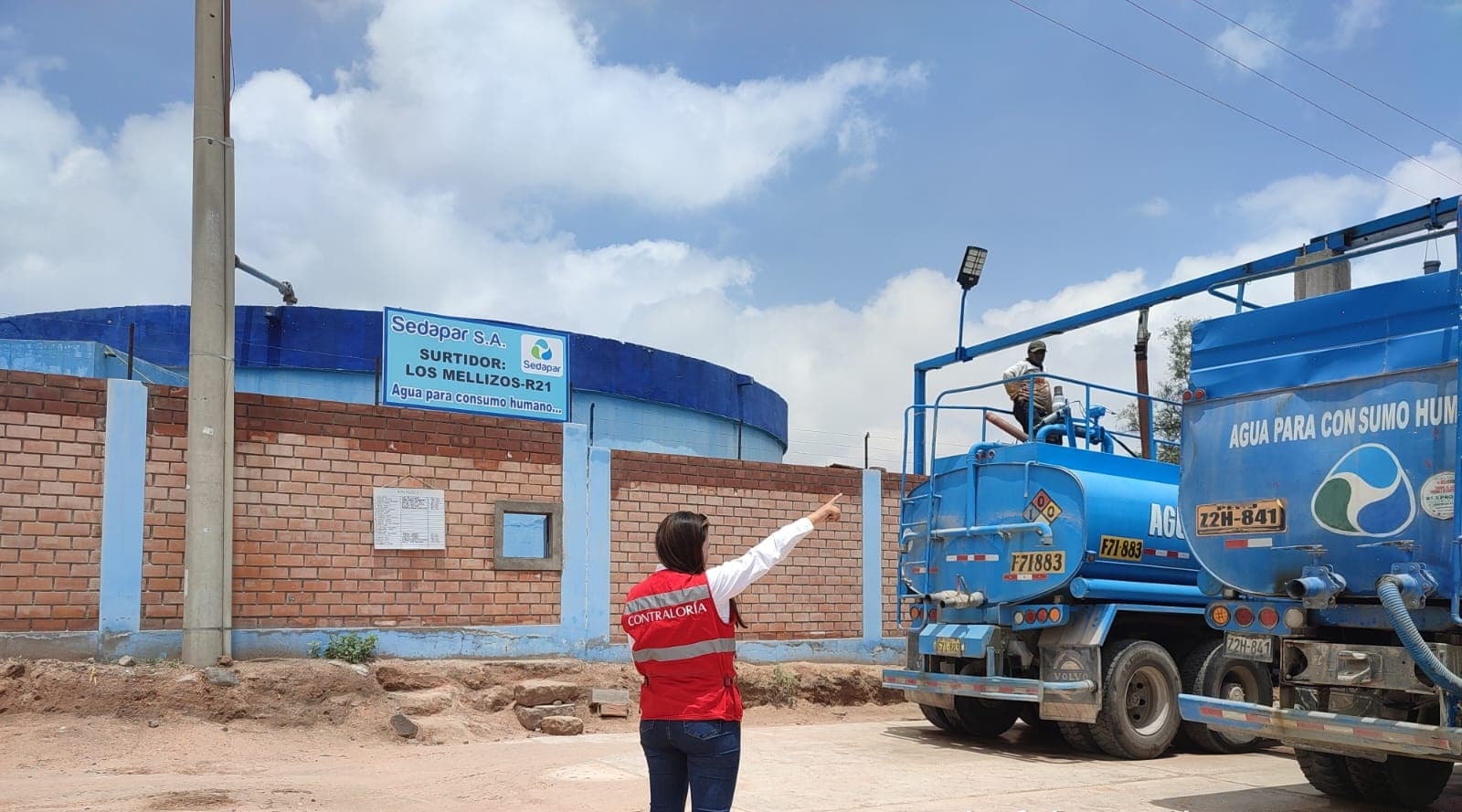 Sedapar no garantiza calidad de agua distribuida por cisternas