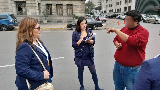 Fiscalía realiza reconstrucción de hechos durante movilización
