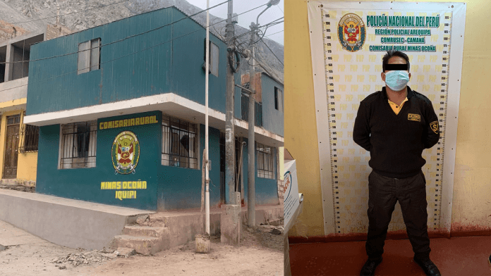 Ocoña: Detienen a vigilante que mató a sujeto que trató de ingresar a minera