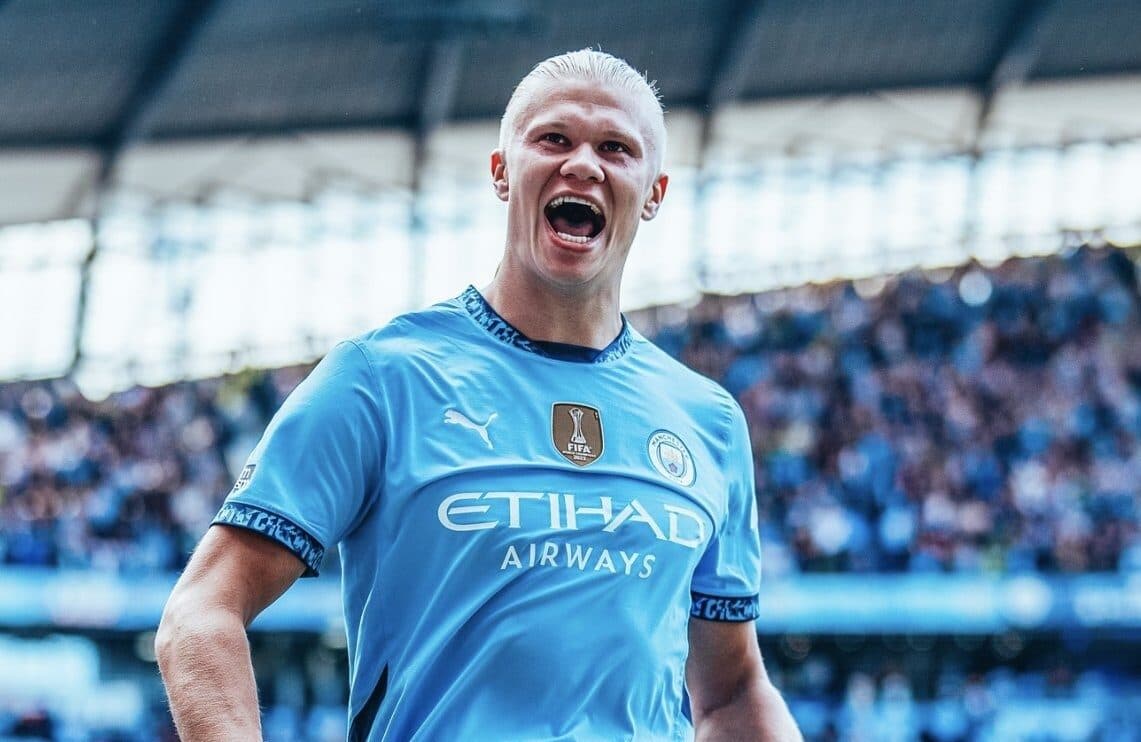 Manchester City goleó 4-1 al Ipswich con triplete de Haaland