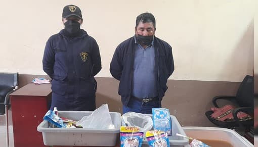 Frustran ingreso de cocaína líquida el penal de Varones