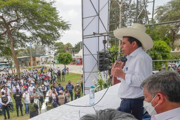 Castillo señaló que llegaron para recuperar derechos del pueblo