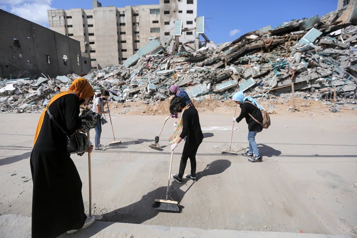 Esperanza: comienza limpieza y reconstrucción en Gaza