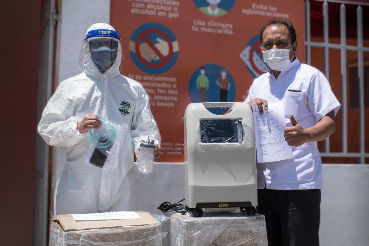 Cerro Verde entregó concentradores de oxígeno a centros de salud de su ámbito de influencia