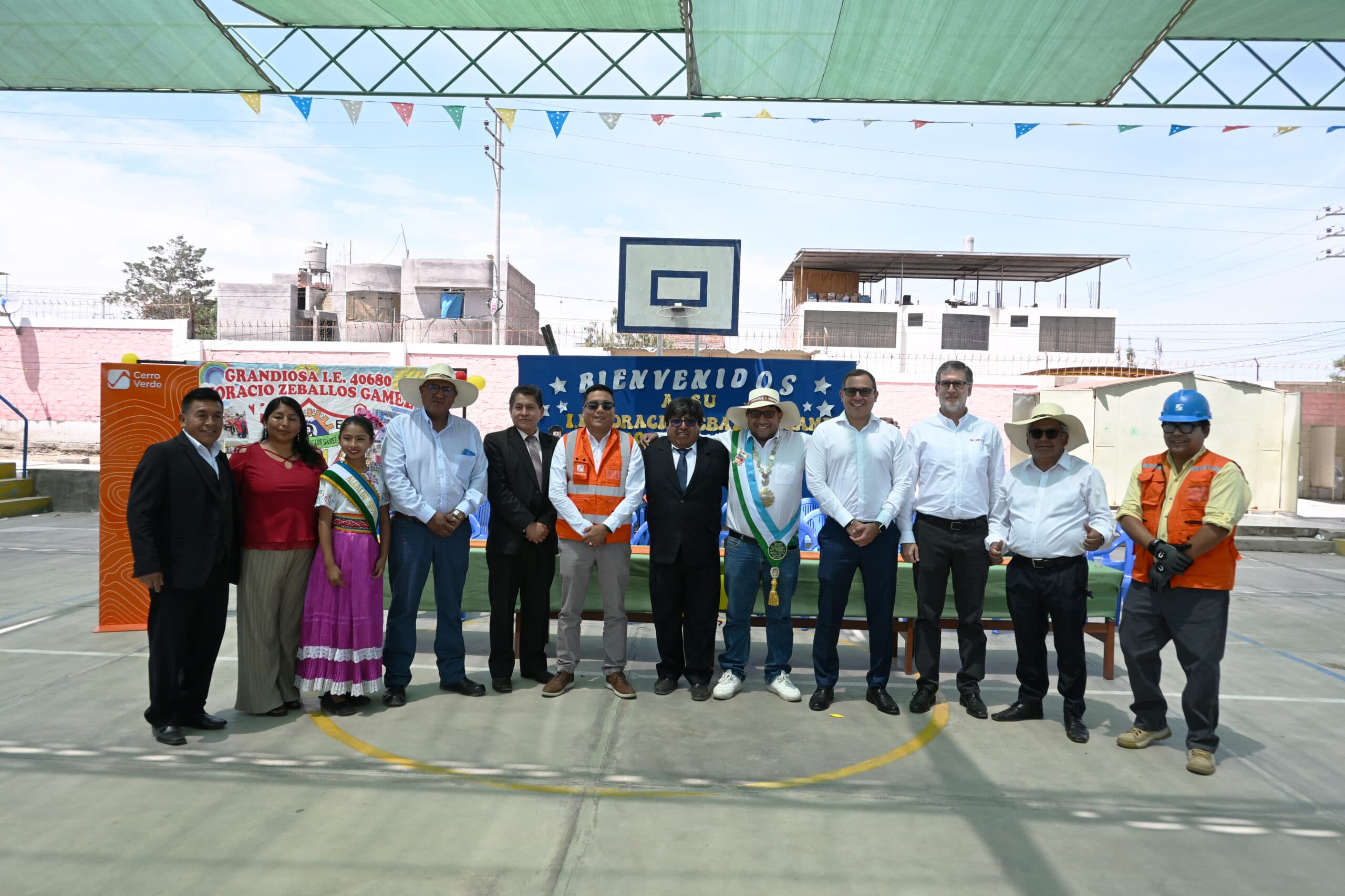 Cerro Verde reconstruirá colegio Horacio Zeballos en Socabaya