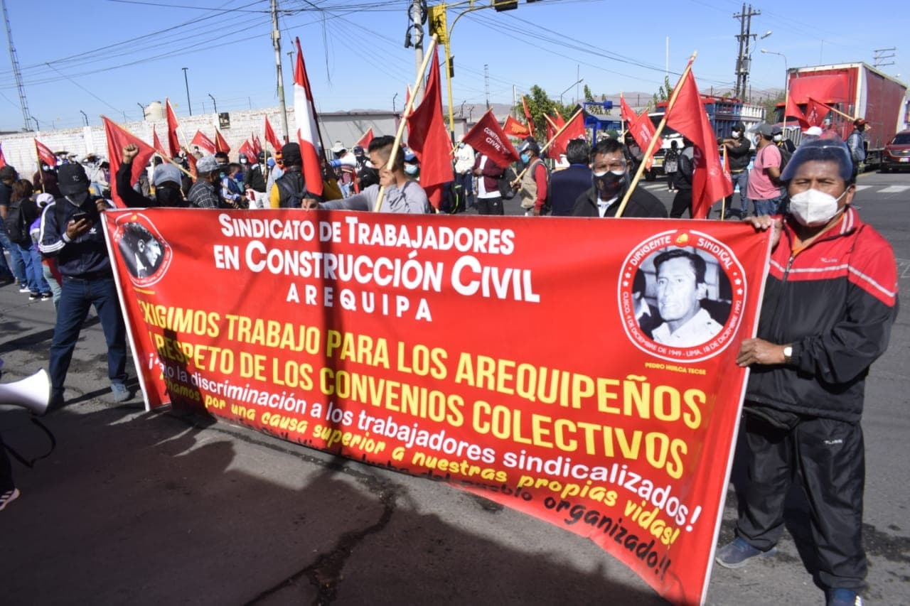 Construcción Civil protestará contra altos precios de alimentos
