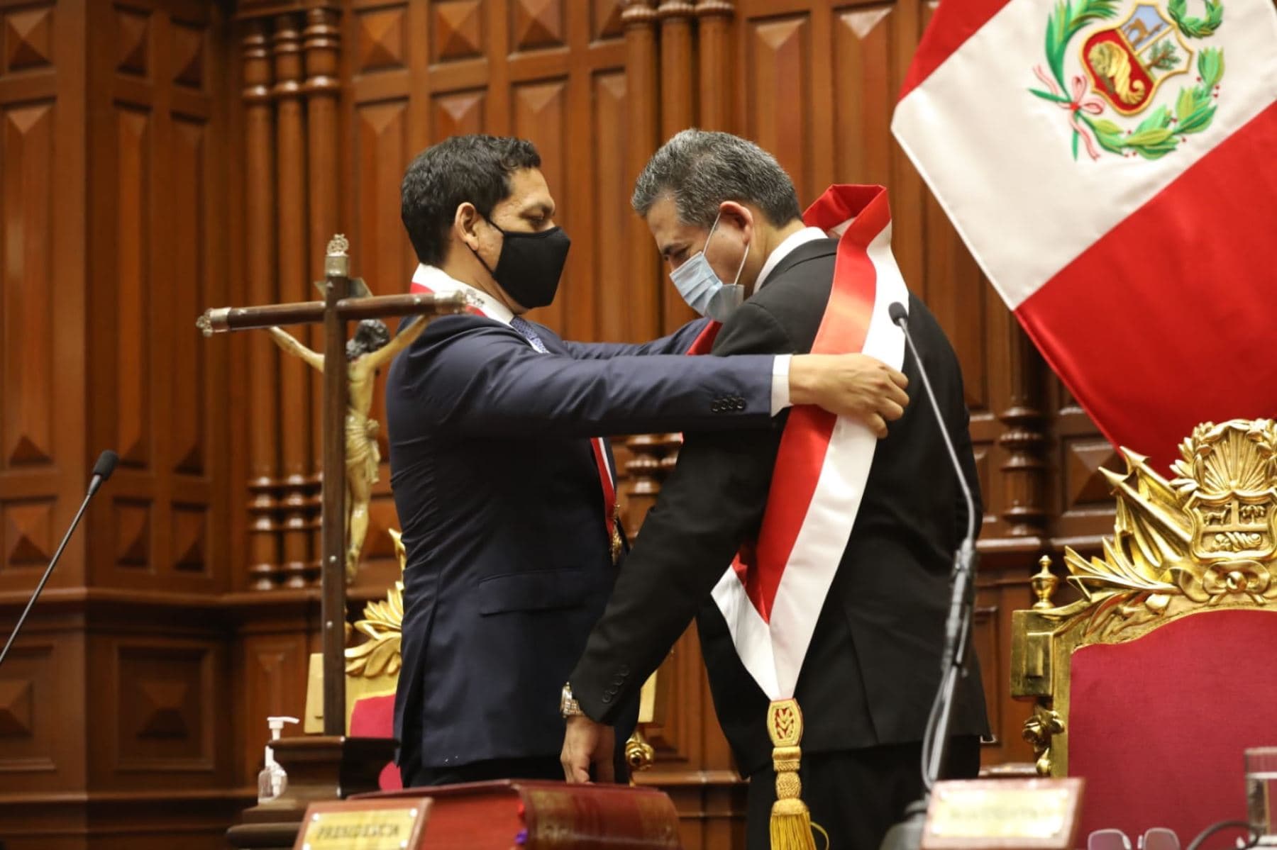 Manuel Merino: “Mi primer compromiso es respetar las elecciones de abril 2021”