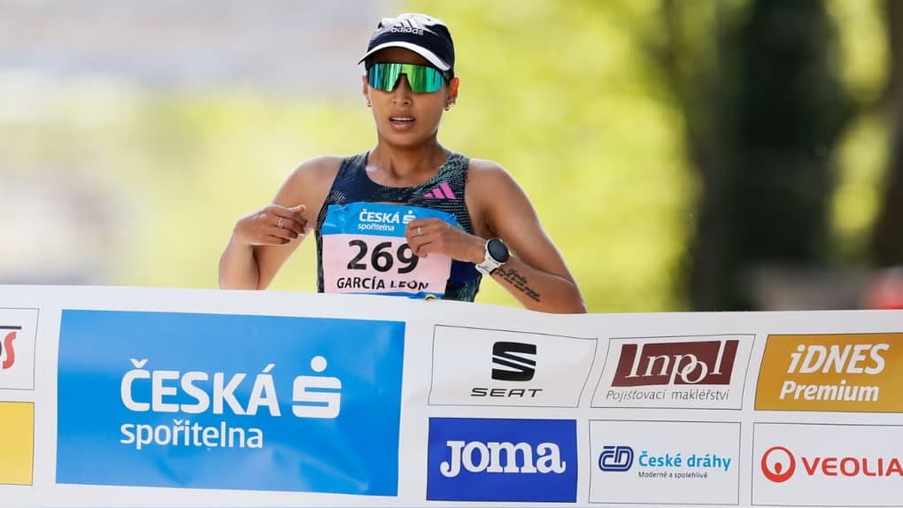 Kimberly García es bicampeona del Podebrady Walking Race