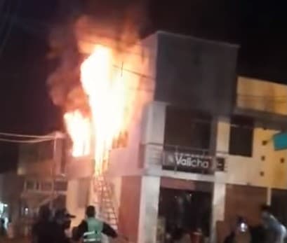 Explosión de balón de gas causó pánico en Camaná