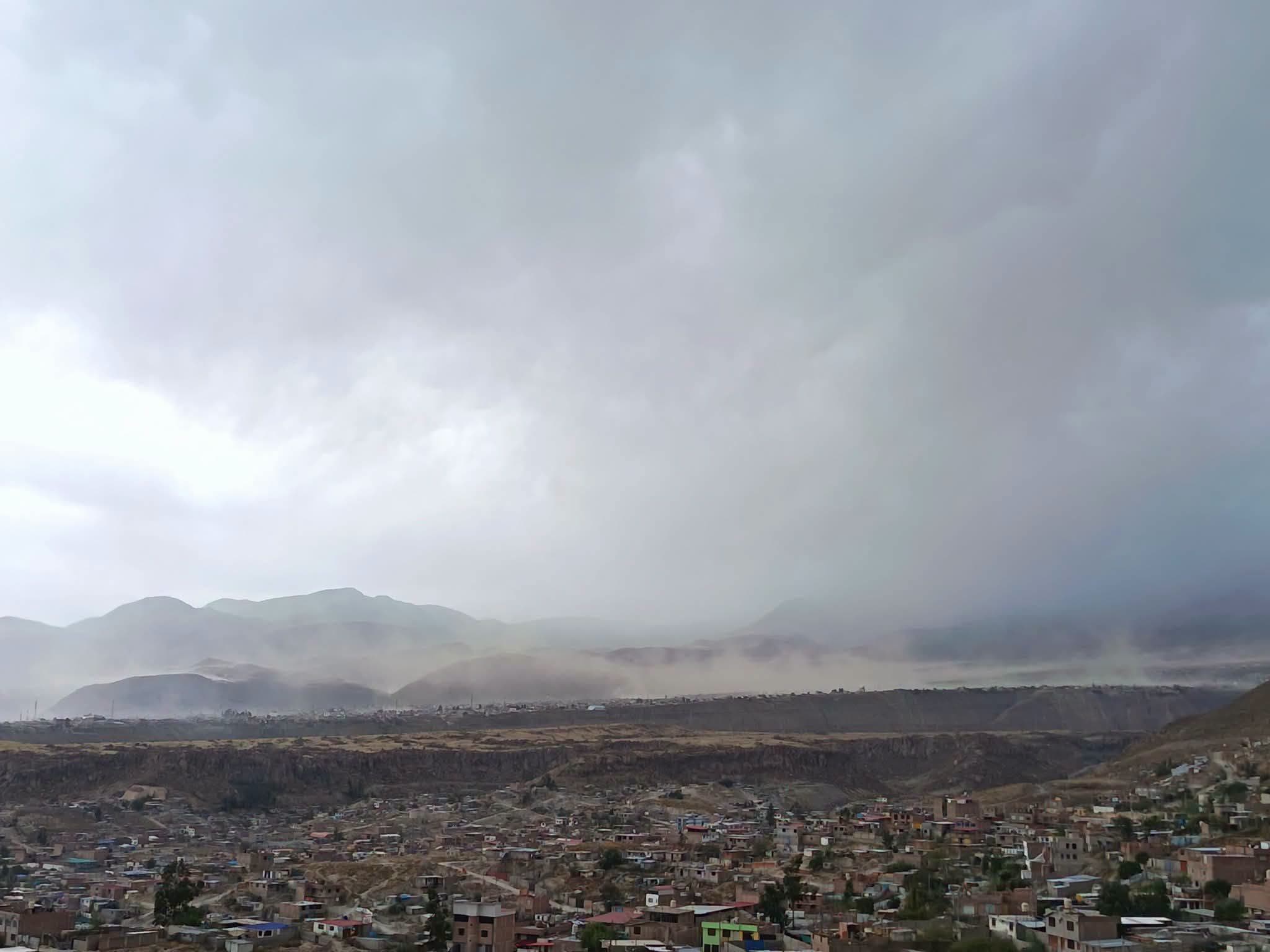 DANA Bertha ocasionó fuertes vientos en la ciudad de Arequipa