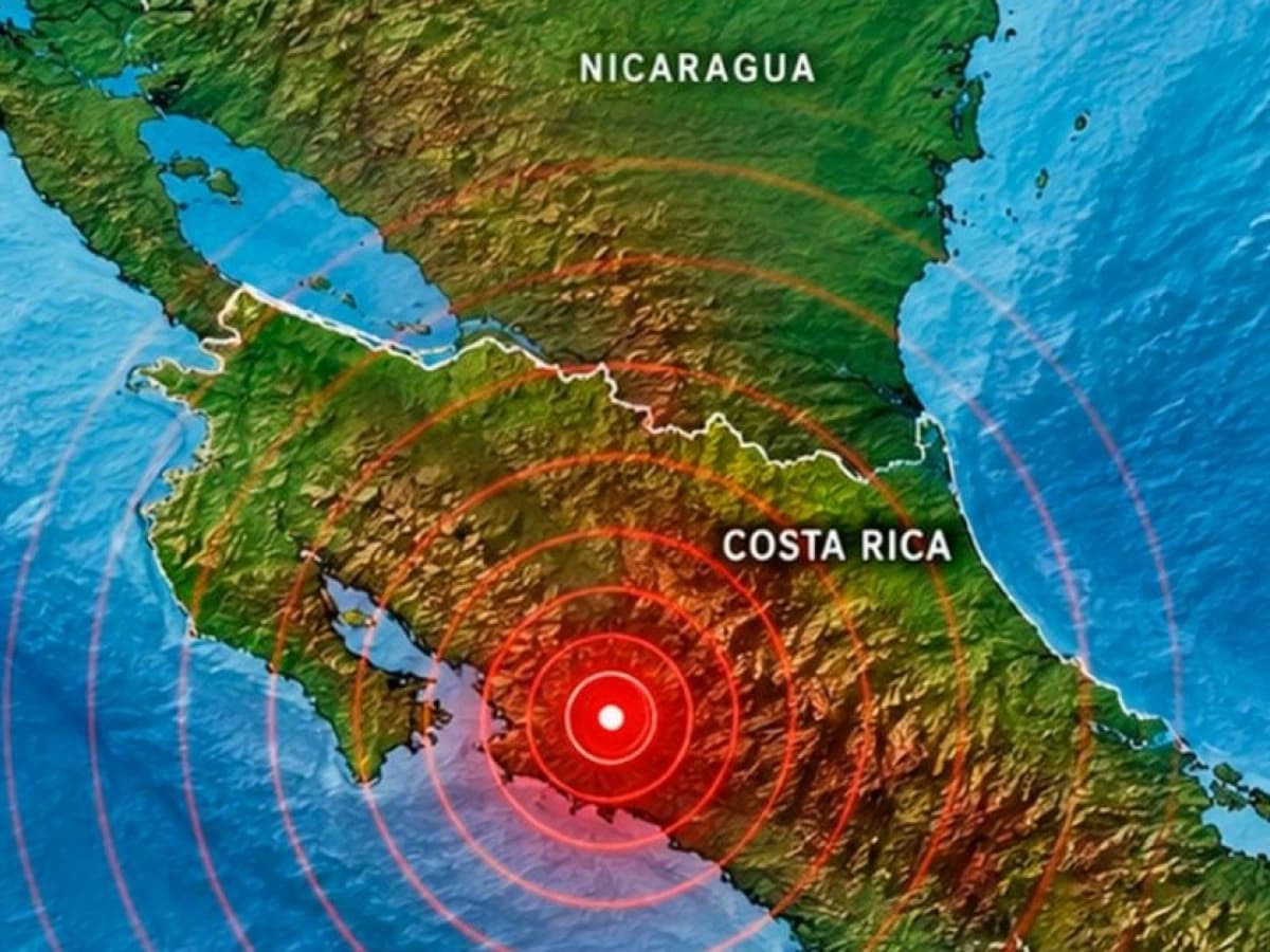 Dos sismos sacuden Costa Rica en apenas dos minutos